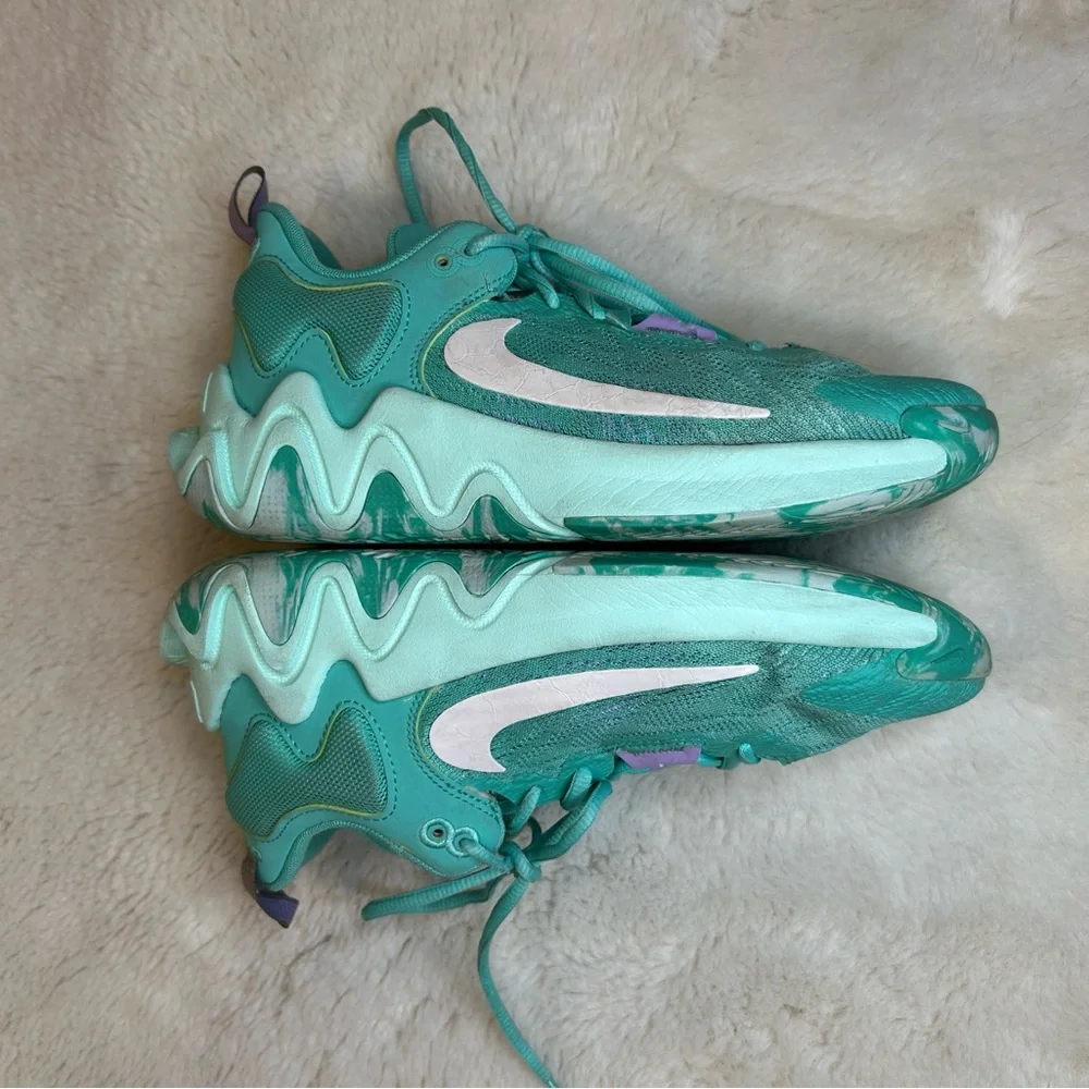 Nike Giannis Immortality 2 Mint & Lavender Basketball Shoes 5.5